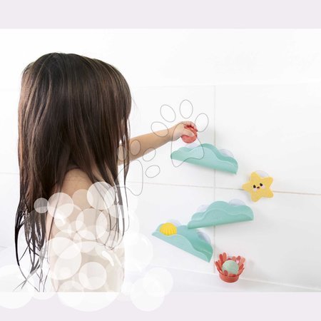 Brinquedos para banheira - Brinquedo de água pista de bolinhas temática do mar banheiro Sea Themed Bathroom Ball Track Janod - 5