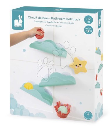 Brinquedos para banheira - Brinquedo de água pista de bolinhas temática do mar banheiro Sea Themed Bathroom Ball Track Janod - 7