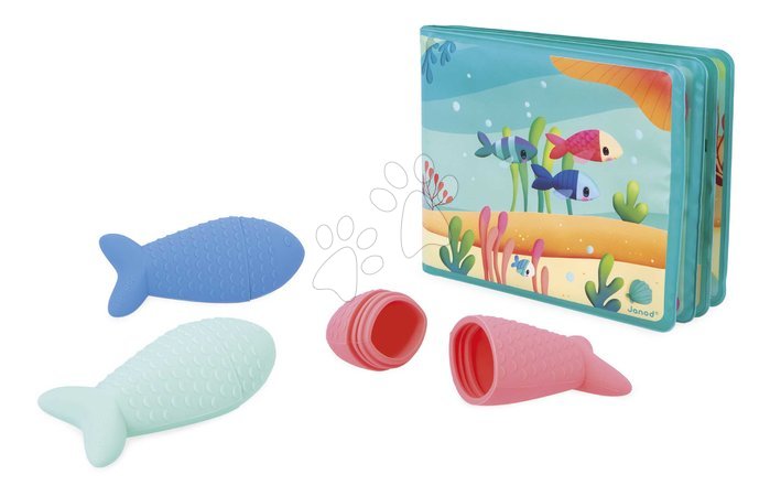 Играчки за вана - Knižka do vody Morský svet Under the Sea Party Janod