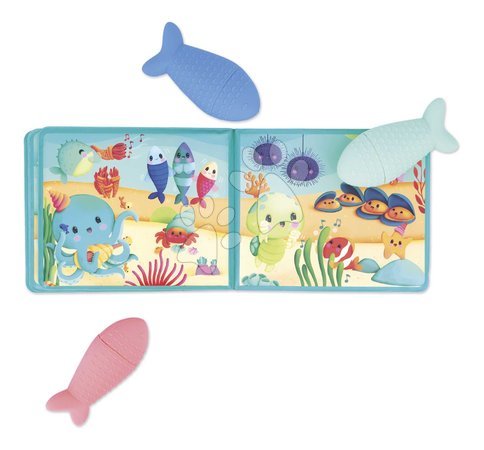 Играчки за вана - Knižka do vody Morský svet Under the Sea Party Janod_1
