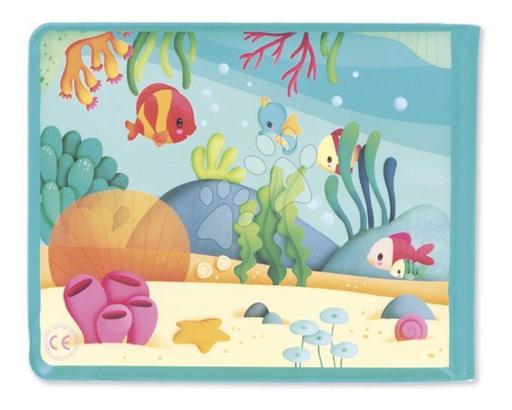 Brinquedos para banheira - Livro para a água Mundo Marinho Under the Sea Party Janod - 6