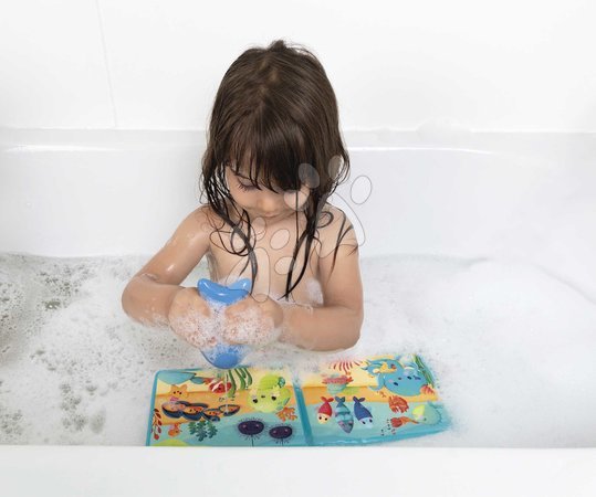 Brinquedos para banheira - Livro para a água Mundo Marinho Under the Sea Party Janod - 9