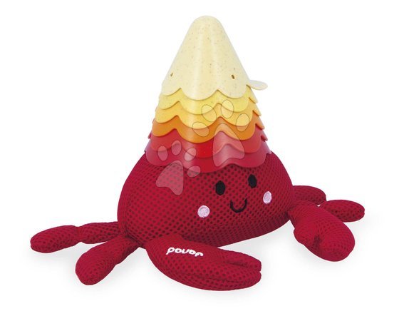 Играчки за вана - Hračka do vody Krab Bernard a mušle Bernard and His Shell Janod