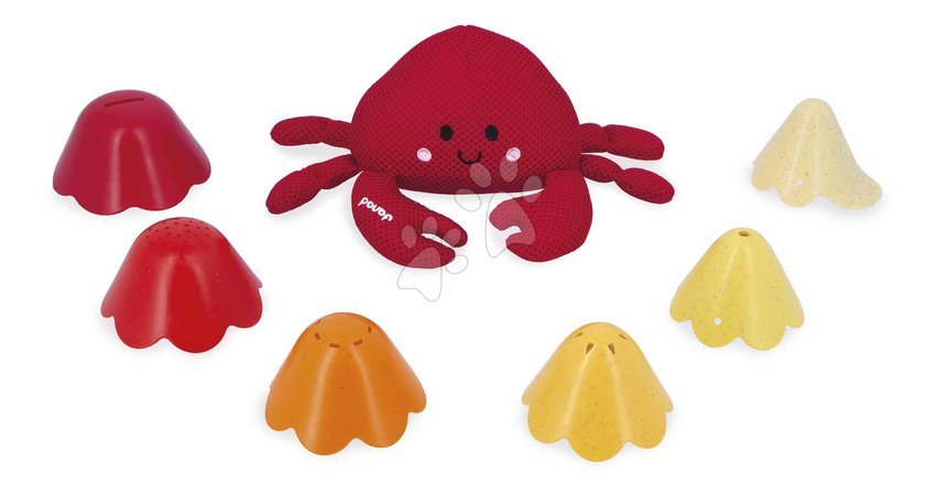 Brinquedos para banheira - Brinquedo para água Caranguejo Bernard e concha Bernard e sua concha Janod - 4