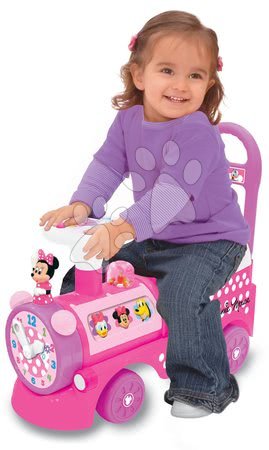 Járművek gyerekeknek Kiddieland - Bébitaxi Disney Minnie mozdony Kiddieland rózsaszín elektronikus fénnyel és hanggal 12 hó-tól_1