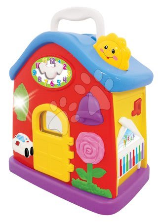 Igračke zvučne - KIDDIELAND 49510 Activity domček so svetlom a zvukom, +12 mesiacov, 20*14*21 cm - 3
