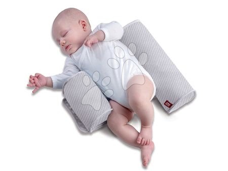 Cocoonababy® Schlafnest - Schlafnest für Babys Bébécal™ Blanc im Bett Red Castle