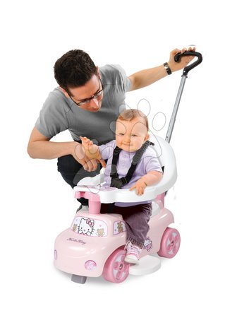Bébitaxik 6 hónapos kortól - Balade lábbal hajtós Hello Kitty autó Smoby - 4