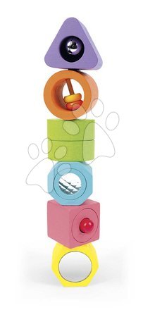 Jouets en bois | Page 10 - Drevená vkladačka Tvary a zvuky I Wood Shapes & Sounds Janod