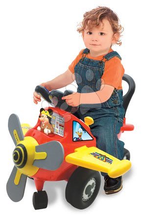 Jeździki z dźwiękiem - Odpychacz samolot My First Mickey Plane Kiddieland - 1