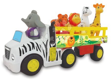 Hračky zvukové - Activity kamion se zvířátky Safari Kiddieland - 2