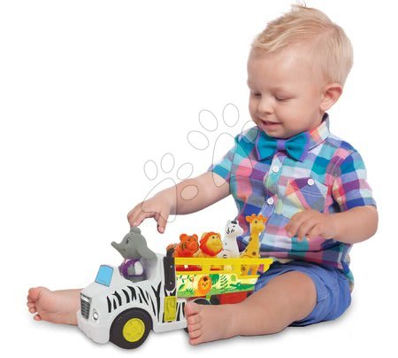 Hračky zvukové - Activity kamion se zvířátky Safari Kiddieland - 1