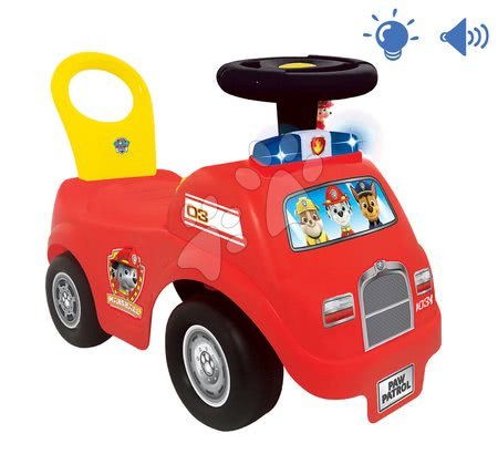 Jeździki z dźwiękiem - Jeździk Straż Pożarna Psi Patrol Kiddieland - 2