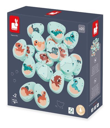 Pexeso - Pexeso de madeira Dinossauros Dino Memo Janod - 6