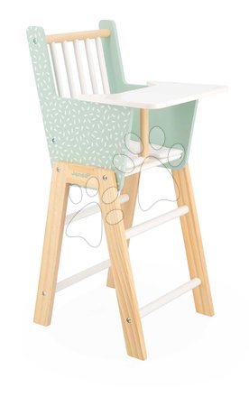 Berços e berço para bonecas - Cadeira de madeira para boneca Zen High Chair Janod