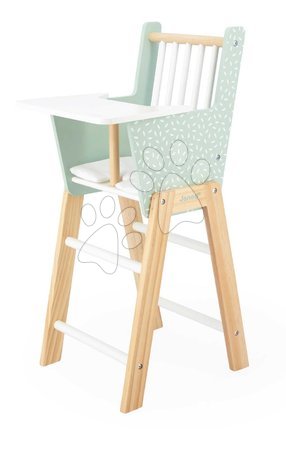 Berços e berço para bonecas - Cadeira de madeira para boneca Zen High Chair Janod_1