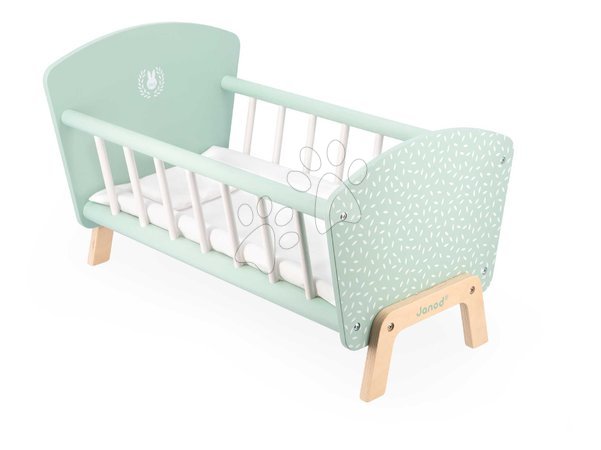 Berços e berço para bonecas - Cama de madeira para boneca Zen Doll's Bed Janod