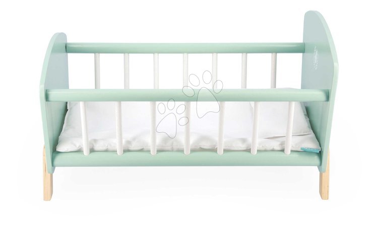 Легла и люлки за кукли - Дървено легло за кукла Zen Doll's Bed Janod - 4