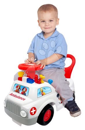 Odrážedla se zvukem - Odrážedlo sanitka Ambulance Mickey Kiddieland - 1