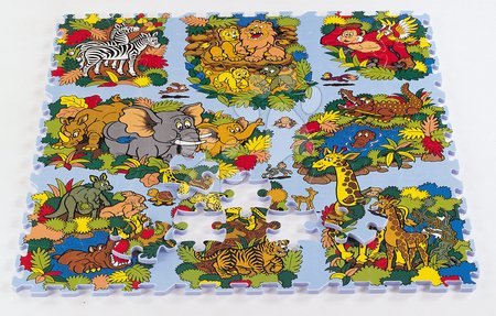 Puzzle a společenské hry - Pěnové puzzle Animal Land Svět zvířat Lee