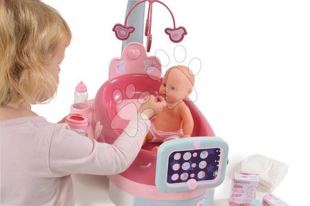 Játékbaba kiságyak és bölcsők - Babacenter játékbabának Baby Nurse Smoby - 2