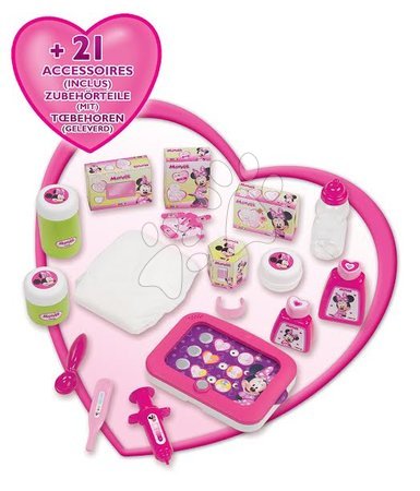 Produse vechi - Set cărucior pentru păpuşa de jucărie Minnie Smoby - 12