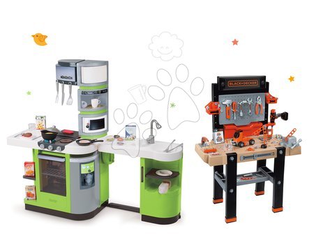 Seturi ateliere de lucru - Set masă de lucru Black+Decker Smoby