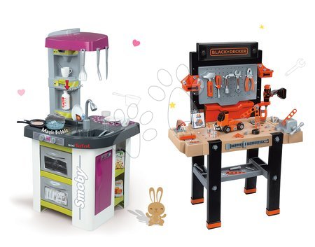 Detská dielňa sety - Set dielňa Black+Decker Smoby