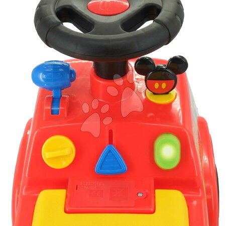Odrážadlá so zvukom - Odrážadlo hasičské auto Mickey Fire Truck Kiddieland - 2