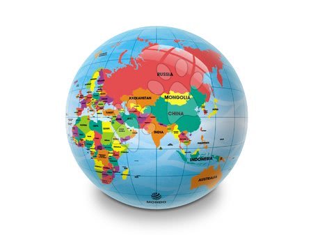 Rozprávkové lopty - Gumová lopta Mapa sveta Mappa Geo Mondo - 1