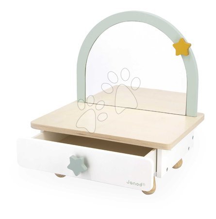 Детска козметична тоалетка - Дървена козметична масичка Еднорог Small Dressing Table Unicorn Janod - 2