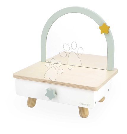 Детска козметична тоалетка - Дървена козметична масичка Еднорог Small Dressing Table Unicorn Janod - 3