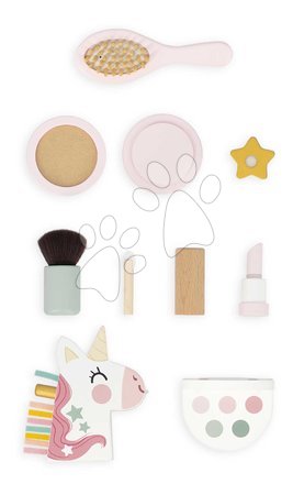 Детска козметична тоалетка - Дървена козметична масичка Еднорог Small Dressing Table Unicorn Janod - 6