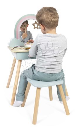 Детска козметична тоалетка - Дървена козметична масичка Еднорог Dressing Table Unicorn Janod - 6