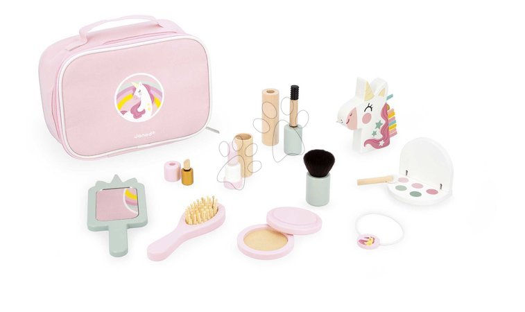 Toaletki dziecięce - Kozmetický kufrík Jednorožec Vanity Suitcase Unicorn Janod - 1