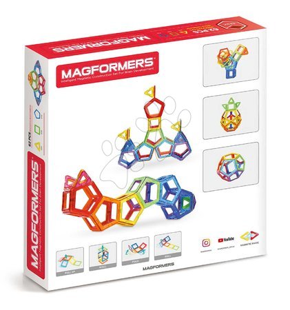 Bausätze Magformers  - Magnetbaukasten Extra Basic 3D Magformers - 3