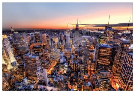 Puzzle 3000 dielne - Puzzle Manhattan Západ slnka Educa - 1