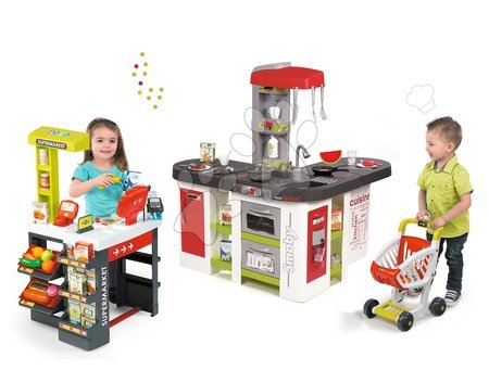 Kuchyňky pro děti sety - Set kuchyňka Tefal Studio XXL elektronická Smoby - 33