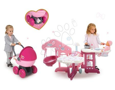 Centru de îngrijire pentru păpuși - Set centru bebe pentru păpuşă Baby Nurse Smoby - 15