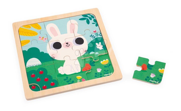 Black Friday from manufacturer Janod | Stran 5 - Drevené puzzle pre najmenších Trio Zvieratká Janod s predlohou