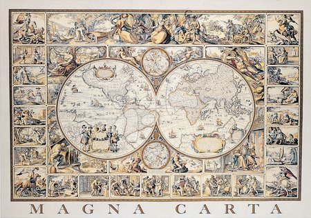 Puzzle 1500 dílků - Puzzle Magna carta / Anonymous / Educa - 1