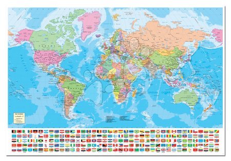 Puzzle 1500 dílků - Puzzle World Map Educa - 1