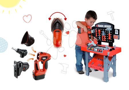 BLACK + DECKER evo Smoby toy tool set