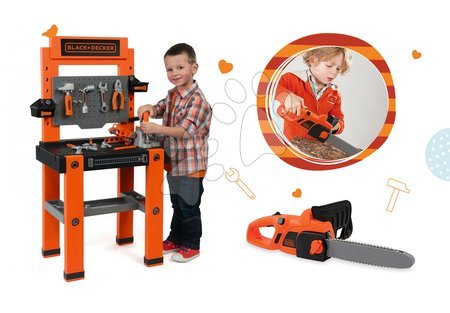 Otroška delavnica kompleti - Komplet delavnica Black+Decker Smoby