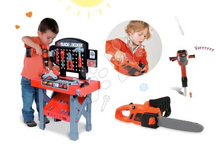 Bănci de lucru pentru copii - Set masă de lucru Black&Decker Smoby