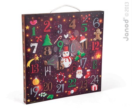 Dětské puzzle do 100 dílků - Adventní kalendář puzzle Janod - 1