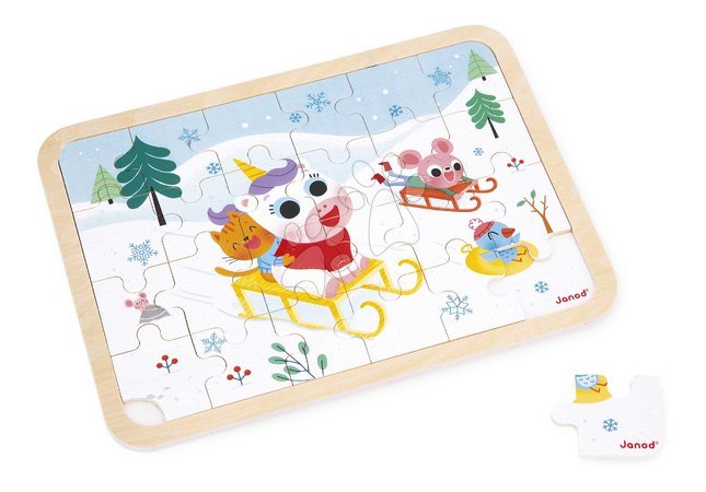 Black Friday from manufacturer Janod | Stran 11 - Drevené puzzle Sánkovačka Mountain Janod_1