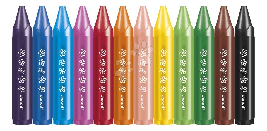 Black Friday from manufacturer Janod | Stran 14 - Trojhranné voskovky Wax Crayons Janod