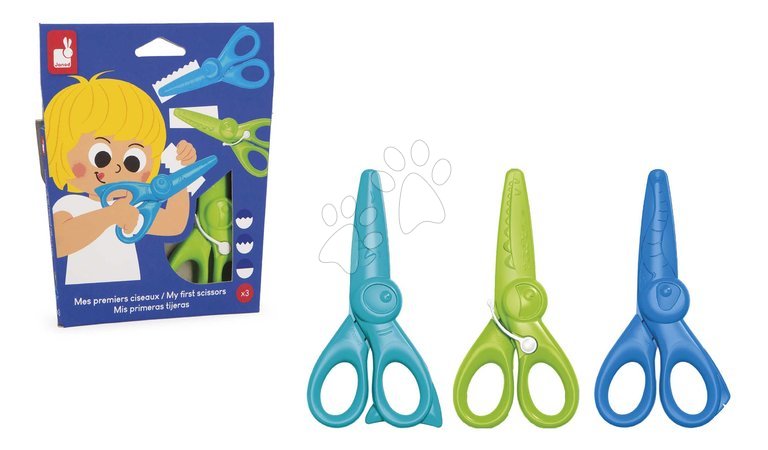 Lucru manual și creație - Foarfecă pentru hârtie My First Scissors Janod - 8