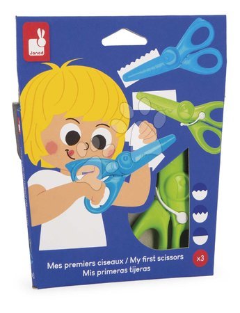 Lucru manual și creație - Foarfecă pentru hârtie My First Scissors Janod - 10